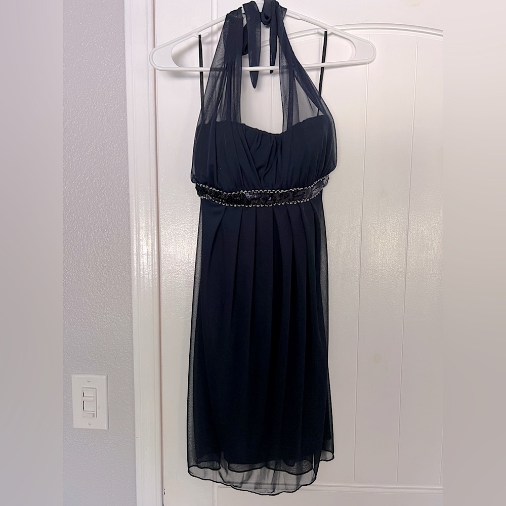 Short Navy Blue Dress